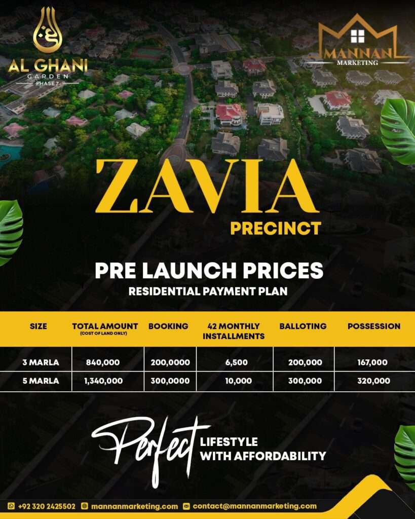 al ghni garden phase 7 payment plan